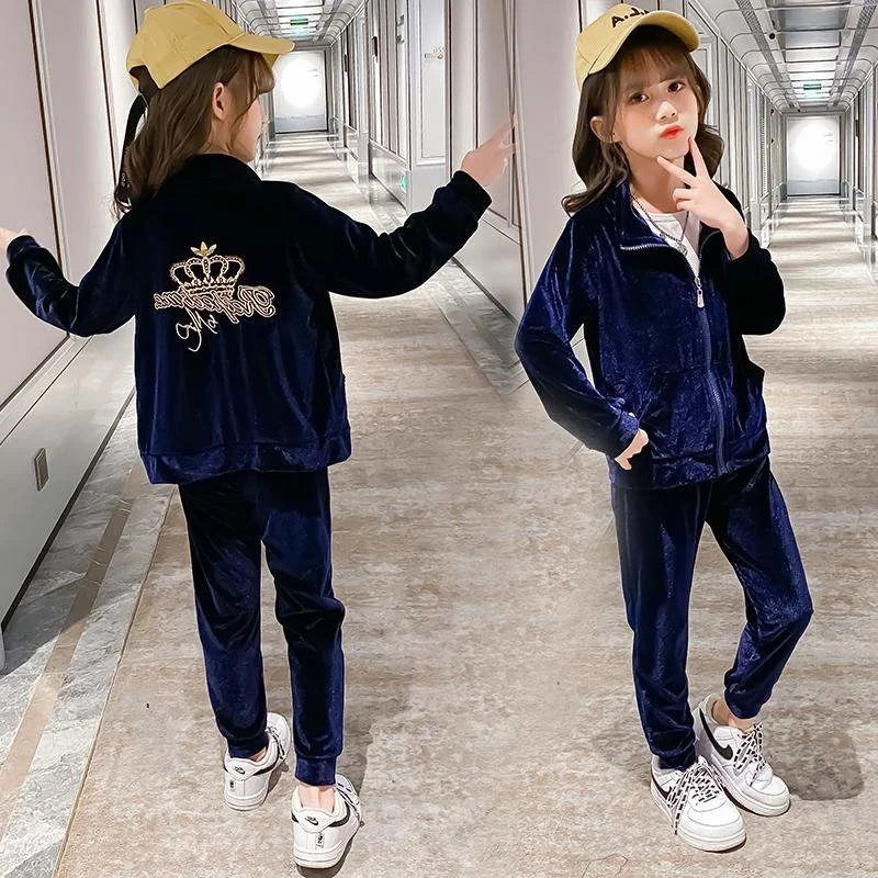 Girls Clothing Tracksuit for 4 6 8 10 Years Old