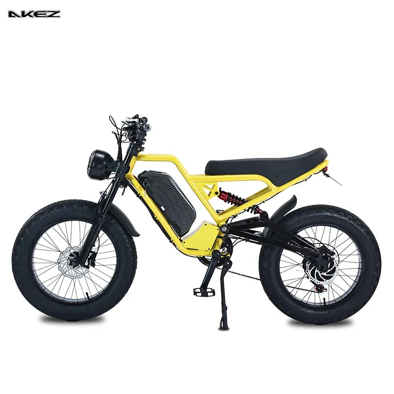 USA Stock Ebikes Full Suspension 1500W 48V 18AH Removable Battery Fat Tire Electric Bicycle Hydraulic Brake Adults Electric Bike